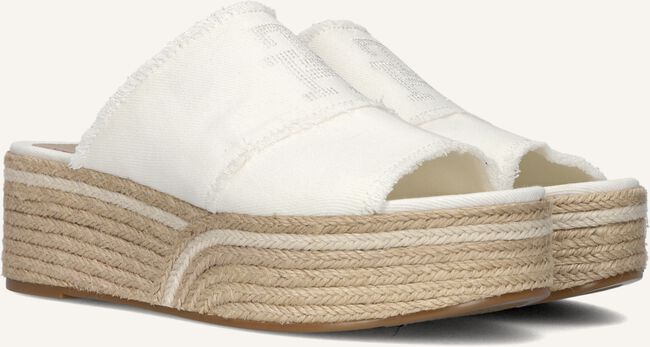 Beige TOMMY HILFIGER Muiltjes DENIM WEDGE FLATFORM Beige TOMMY HILFIGER Muiltjes DENIM WEDGE FLATFORM - large
