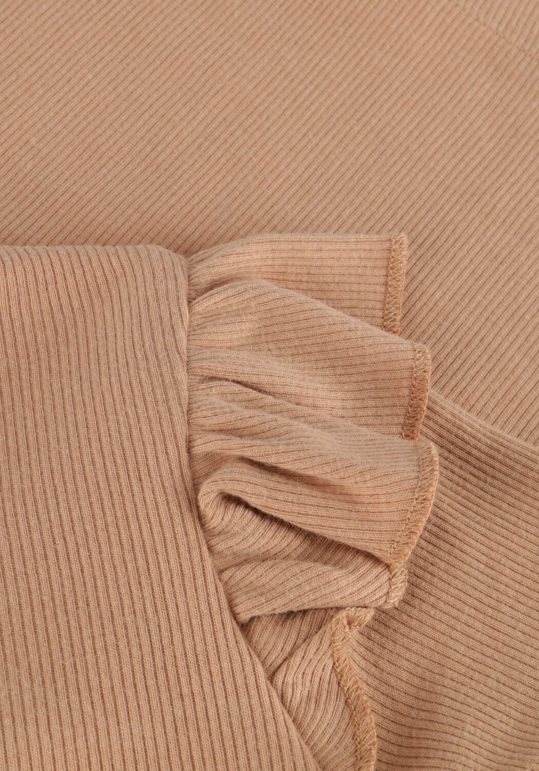 Taupe LIL' ATELIER Tops & T-shirts NMFGAGO KUO SLIM TOP EMB - large