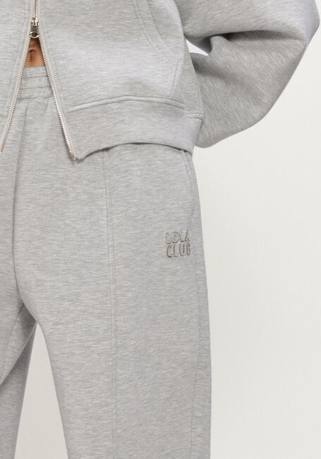 Lichtgrijze THE LOLA CLUB Wijde broek LOIS PANTS - large