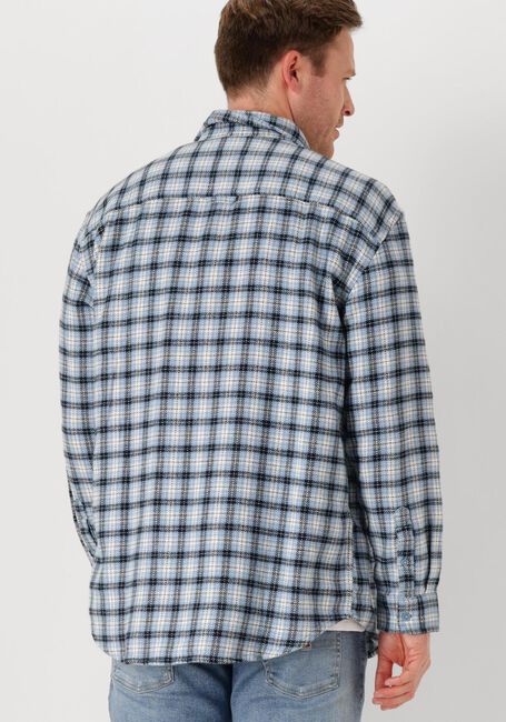 Blauwe TOMMY JEANS Casual overhemd TJM BADGE FLANNEL SHIRT EXT - large