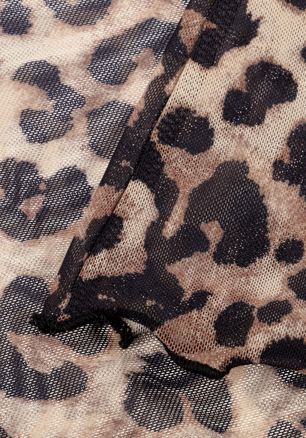 Bruine CC HEART Top EVE MESH TURTLENECK - large