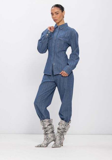 Blauwe OMODA ATELIER Wide jeans X MODEROSA - CORE - large