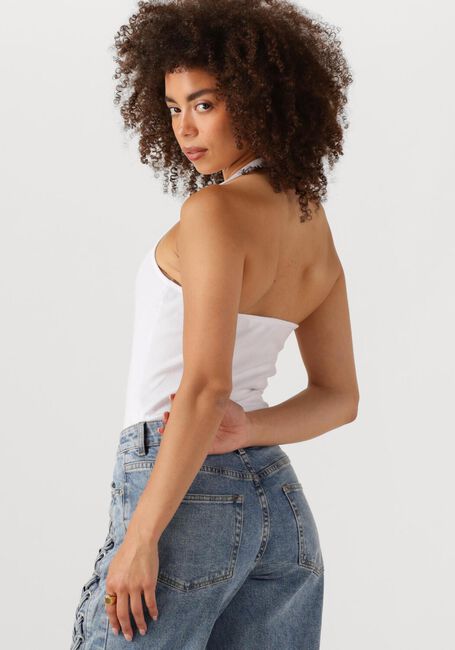 Witte SELECTED FEMME Top SLFANNA SL HALTERNECK TOP - large