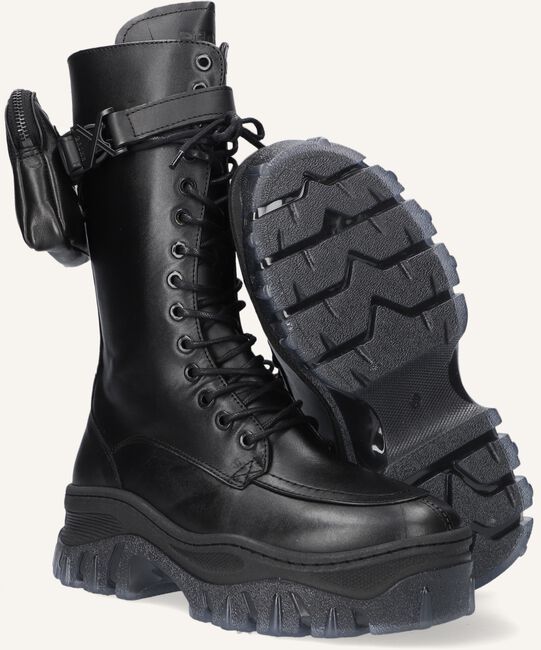 Zwarte BRONX Veterboots JAXSTAR 14187 Zwarte BRONX Veterboots JAXSTAR 14187 - large