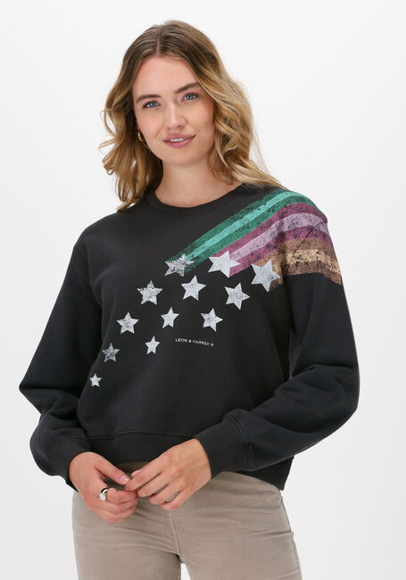 Antraciet LEON & HARPER Sweater SORTIE JC55 COMET - large