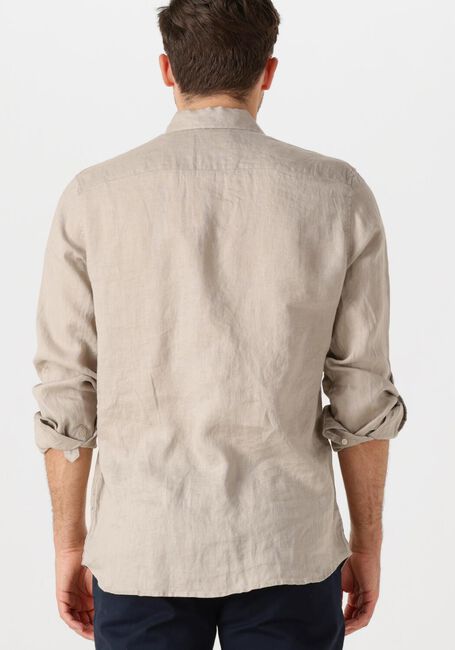 Beige SCOTCH & SODA Casual overhemd REGULAR FIT LINEN SHIRT - large