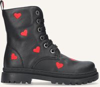 Zwarte SHOESME Veterboots NR21W006 - medium