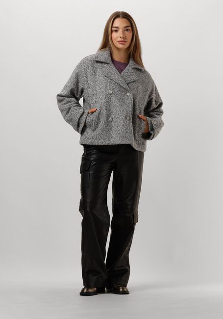 Grijze NEO NOIR Mantel SANDRA SOFT JACKET - large