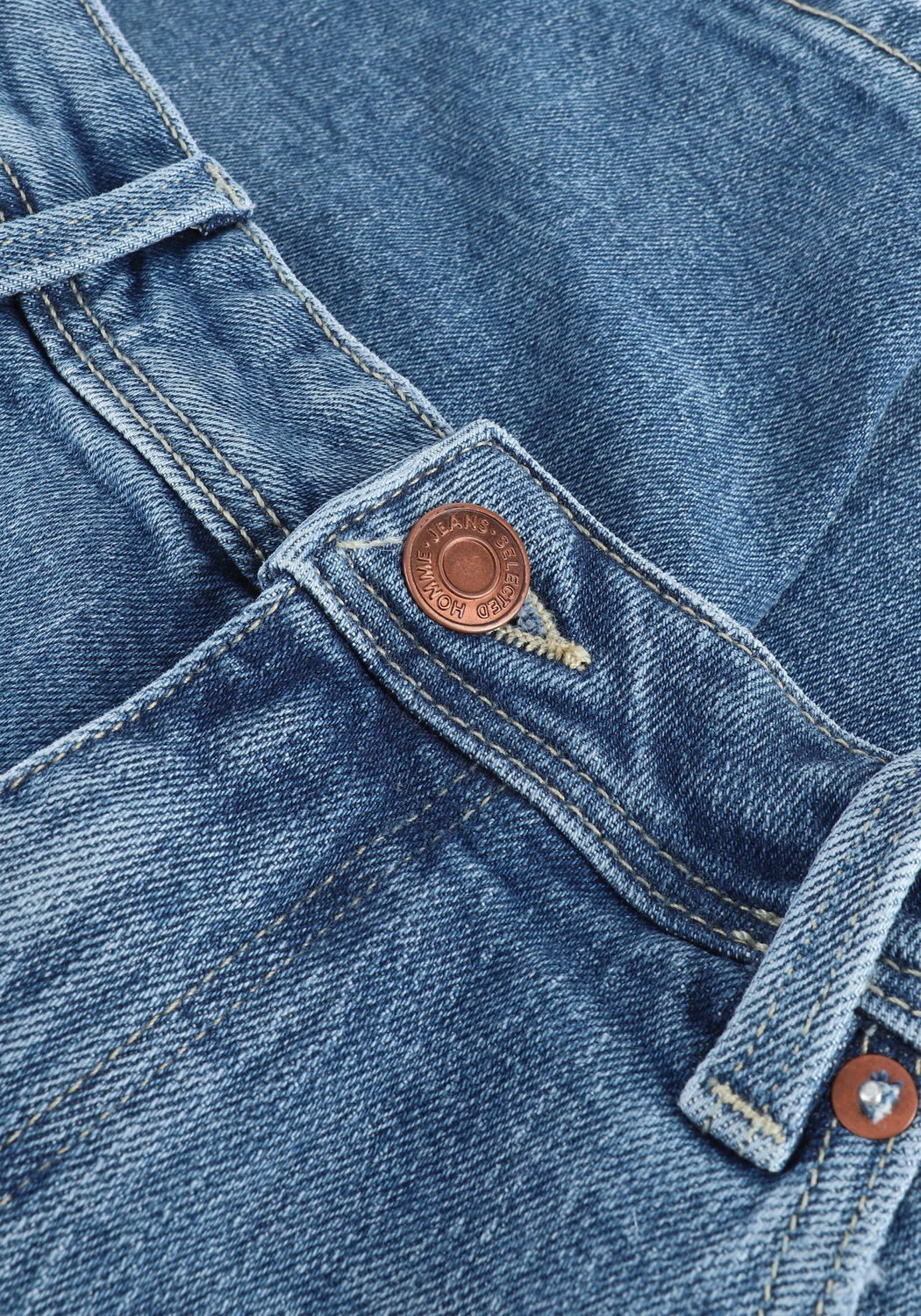 Blauwe SELECTED MEN Shorts SLHALEX 21407 L.B STRETCH SHOR - large