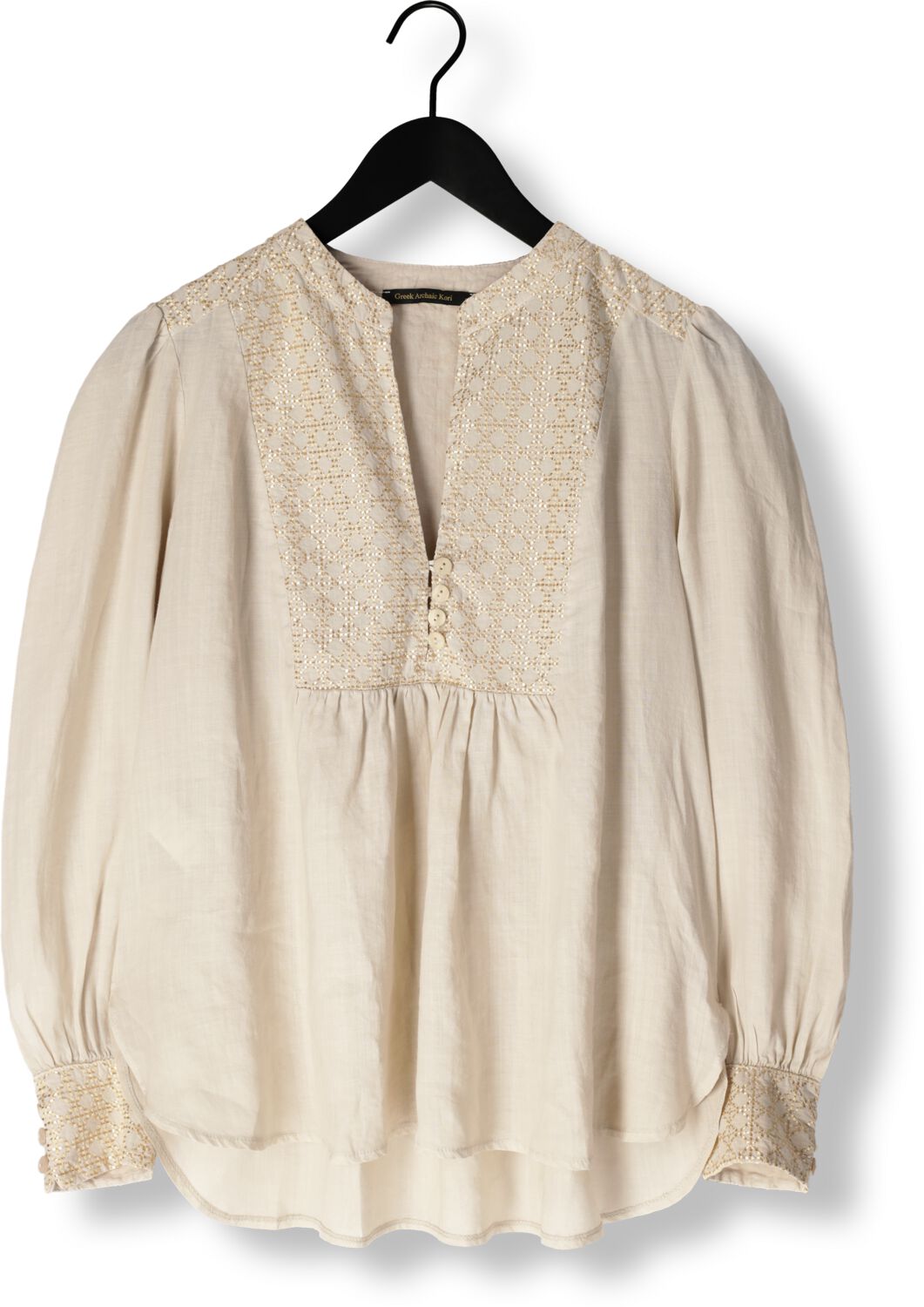 GREEK ARCHAIC KORI Dames Blouses 440645 Beige