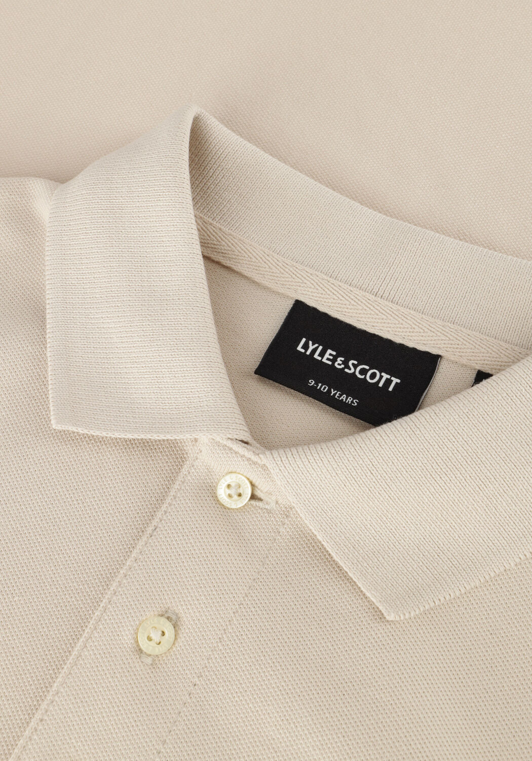 Ecru LYLE & SCOTT Polo PLAIN POLO SHIRT 1 - large
