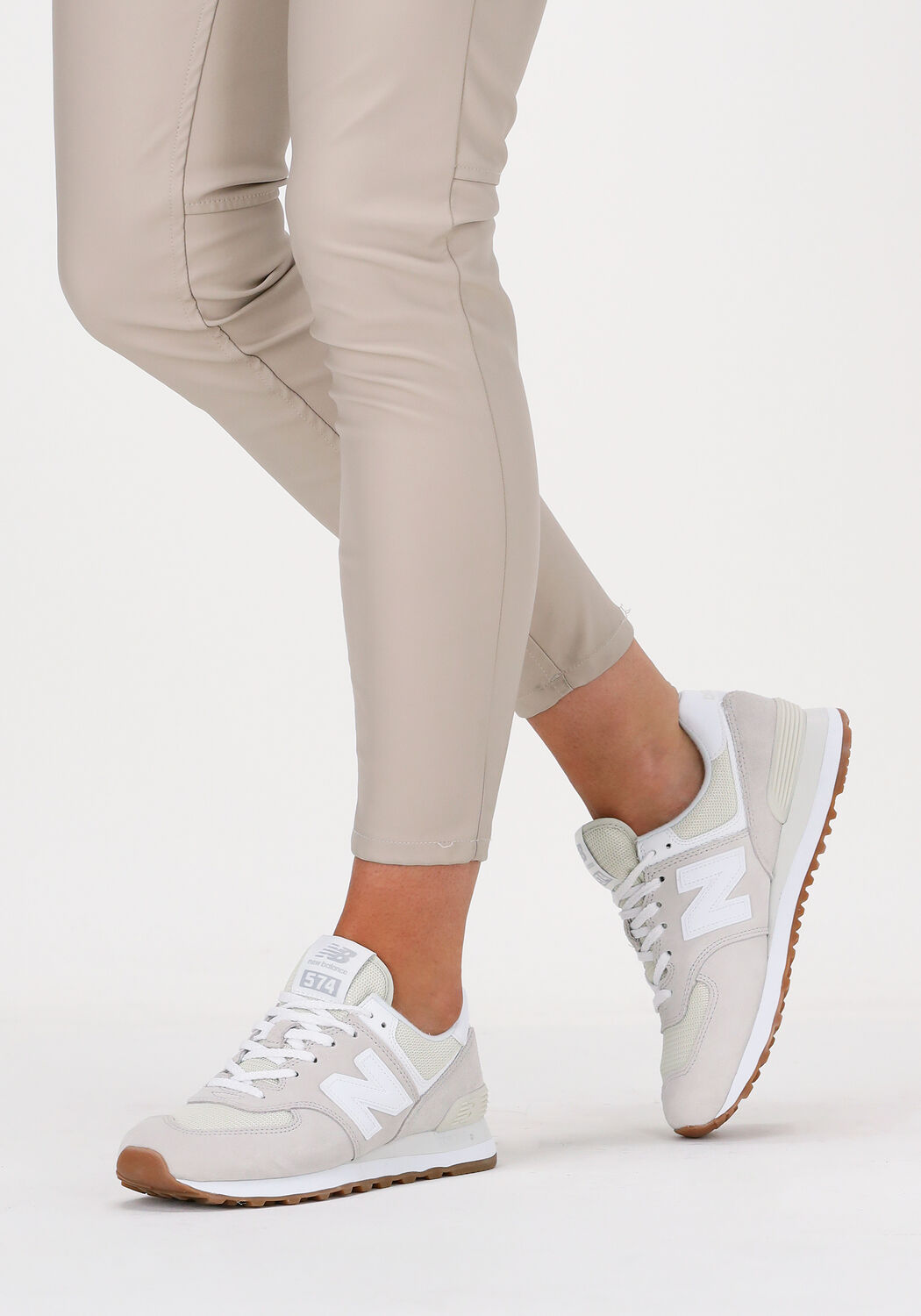 New balance wl574 store dames beige