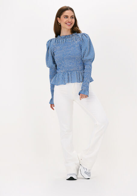 Blauwe NOTES DU NORD Top CHERYL BLOUSE - large