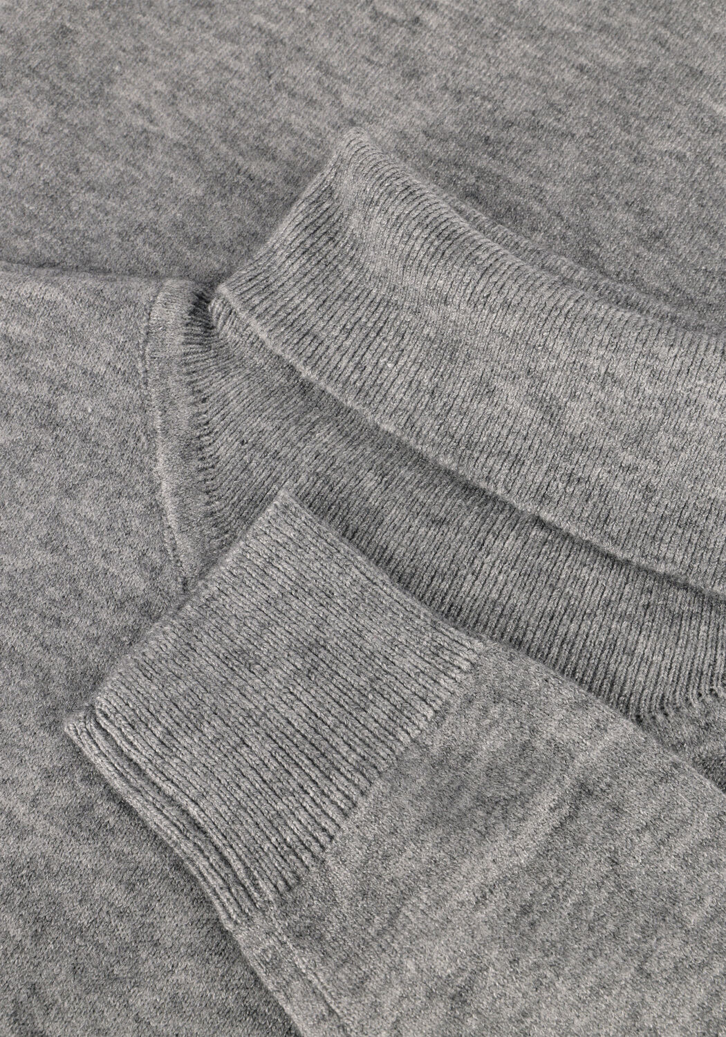 Grijze OBJECT Trui OBJTHESS L/S ROLLNECK KNIT PULLOVER - large