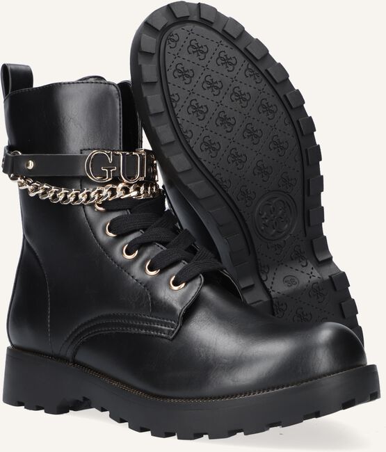 Zwarte GUESS Veterboots NINA Zwarte GUESS Veterboots NINA - large