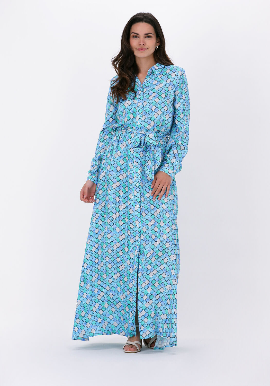 turquoise est seven maxi jurk est maxi dress