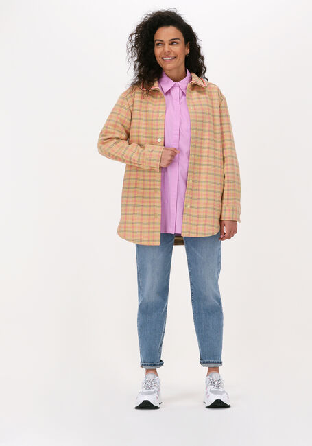 Oranje SCOTCH & SODA Jack BASKET WEAVE SHIRT JACKET IN CHECK - large