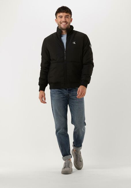 Blauwe CALVIN KLEIN Sweater MONOLOGO BADGE WAFFLE LS TEE Blauwe CALVIN KLEIN Sweater MONOLOGO BADGE WAFFLE LS TEE - large