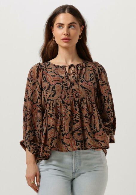 Oranje SISSEL EDELBO Blouses ANGELINA SILK TOP - large