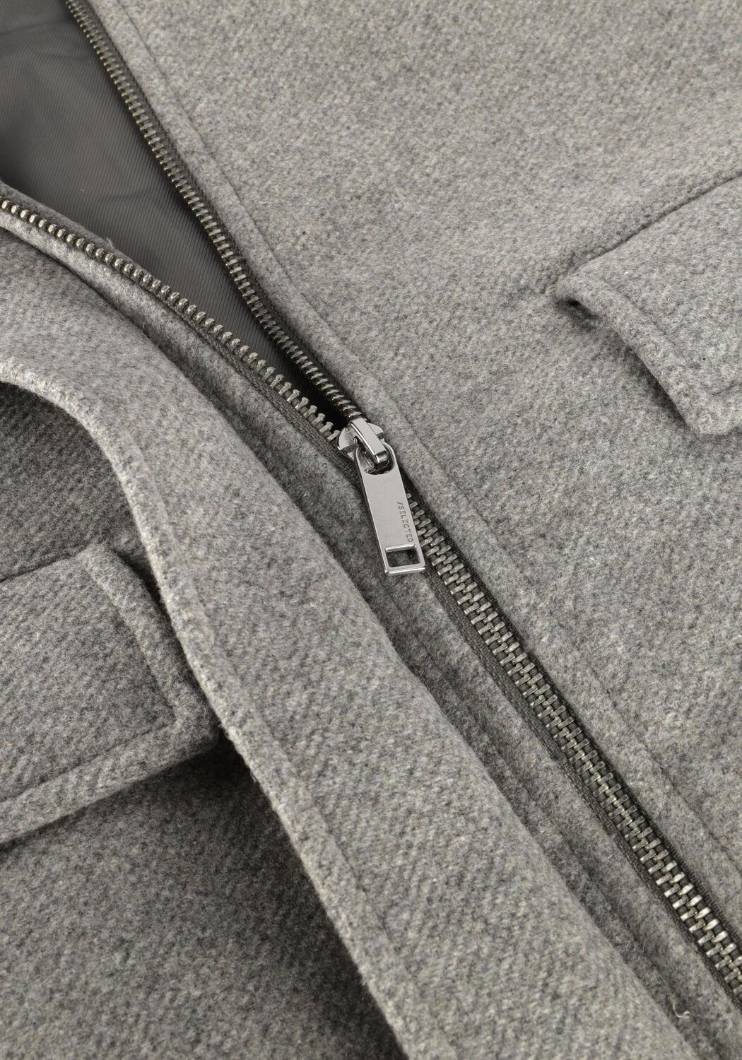 Grijze SELECTED WOMEN Jack SLFSELMA BOMBER JACKET - large