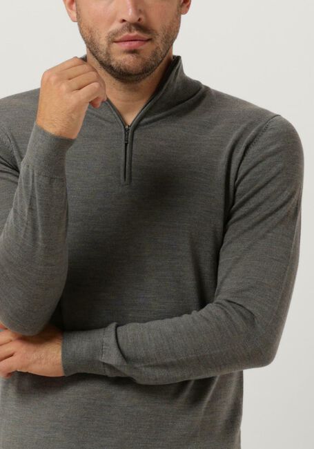 Groene PROFUOMO Coltrui PULLOVER HALFZIP - large