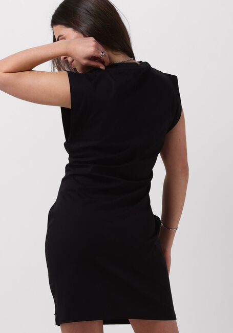 Zwarte SCOTCH & SODA Mini jurk TIE WAIST MINI JERSEY DRESS - large