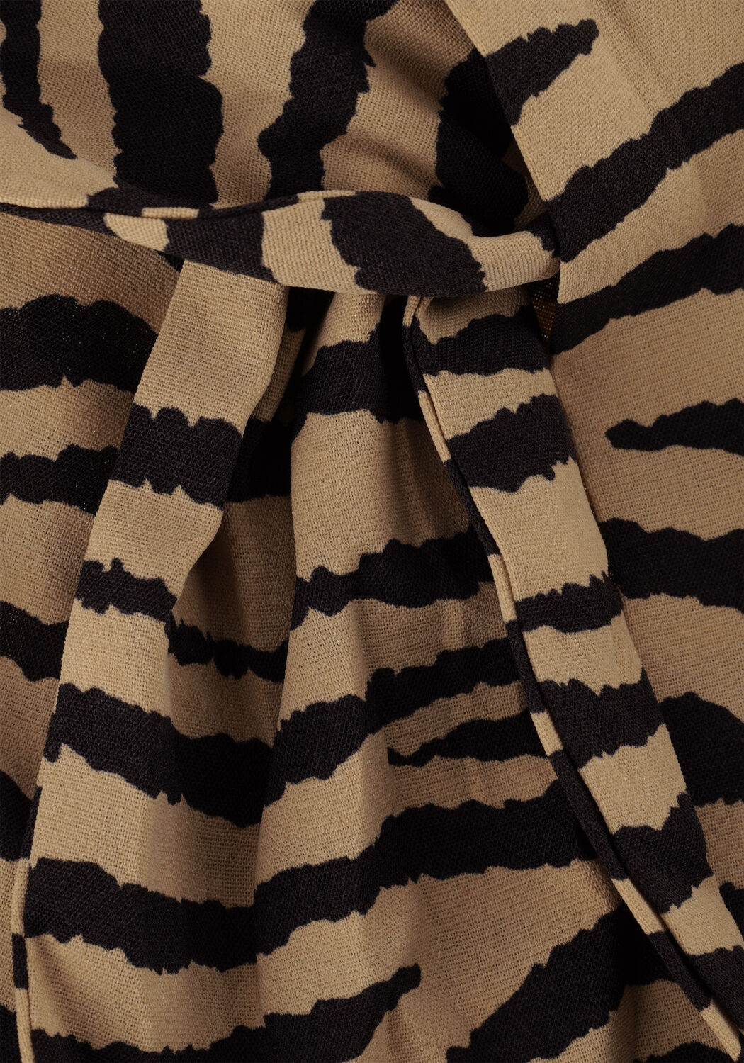 Zand NEO NOIR Mini jurk OAKLYNN GRAPHIC ZEBRA DRESS - large