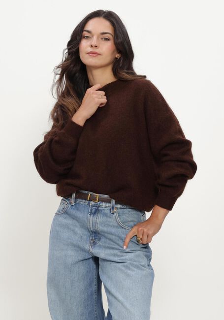 Bruine TWNS Trui HIGH-NECK PULLOVER, LONG SLEEVES - large