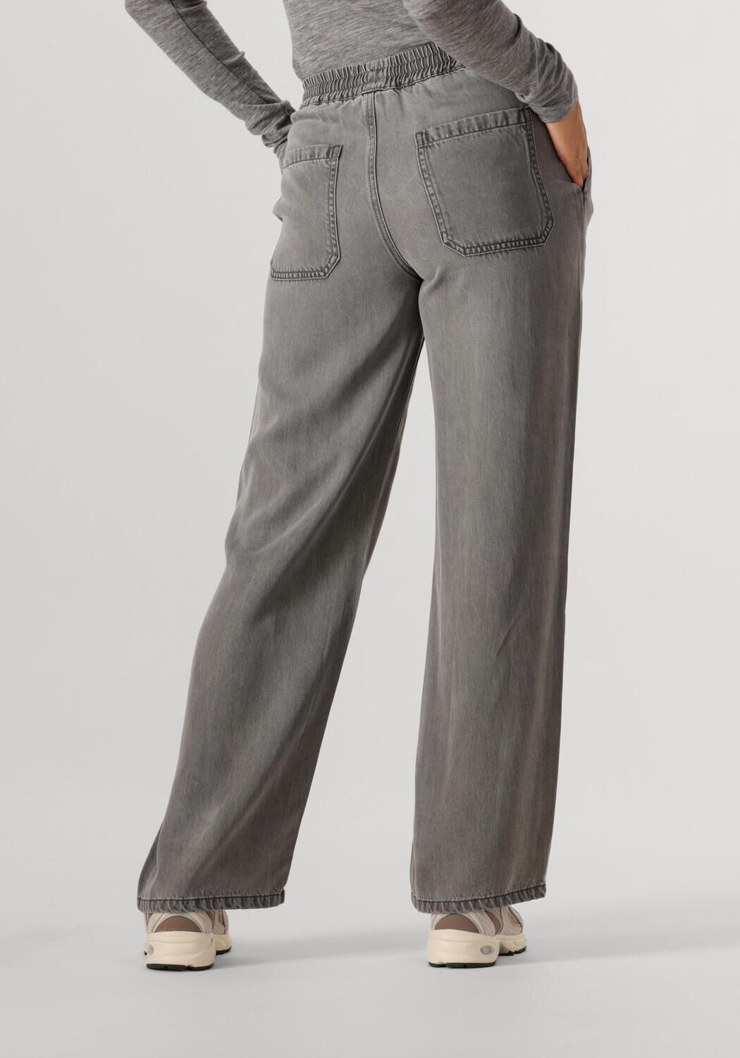 OBJECT Dames Broeken Objframe Mw Pants Grijs