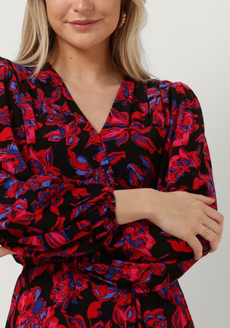 Multi ALIX THE LABEL Mini jurk LADIES WOVEN FLORAL DRESS WITH SMOCKED WAIST - large