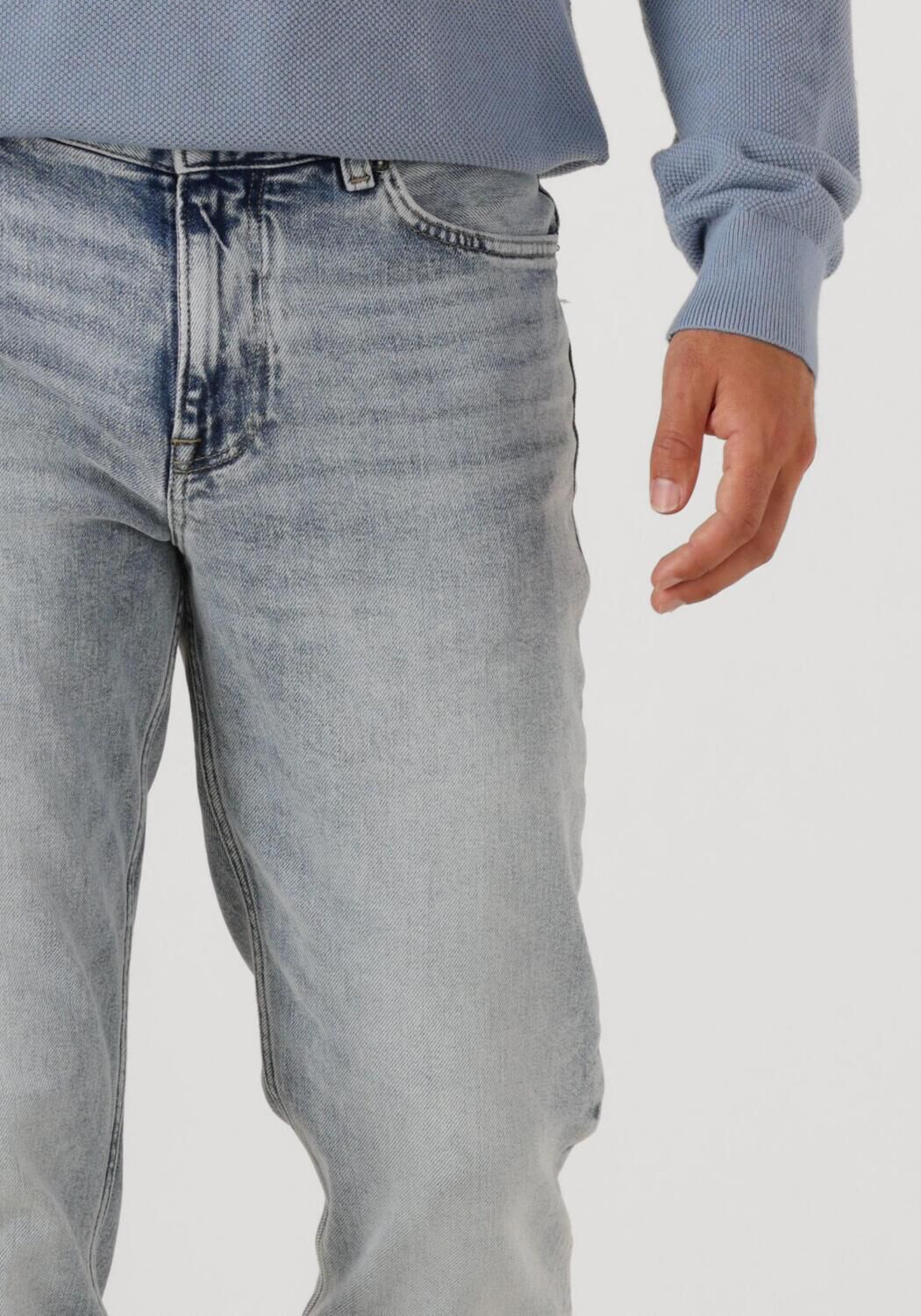 TOMMY HILFIGER Heren Jeans Straight Denton Str Century Blue Lichtblauw