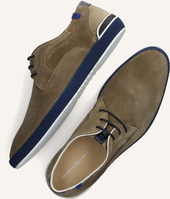 Taupe FLORIS VAN BOMMEL Veterschoenen SFM-30260-01 Taupe FLORIS VAN BOMMEL Veterschoenen SFM-30260-01 - large