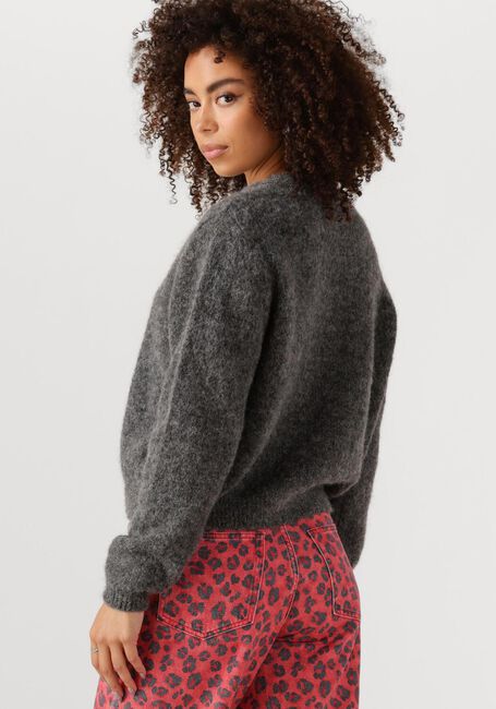 Grijze BY-BAR Trui CLEO NATURAL CARDIGAN - large