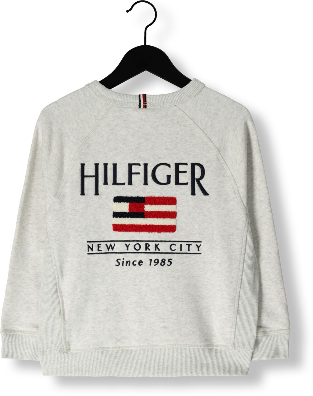 TOMMY HILFIGER Jongens Truien & Vesten Hilfiger Flag Relaxed Sweatshirt Grijs