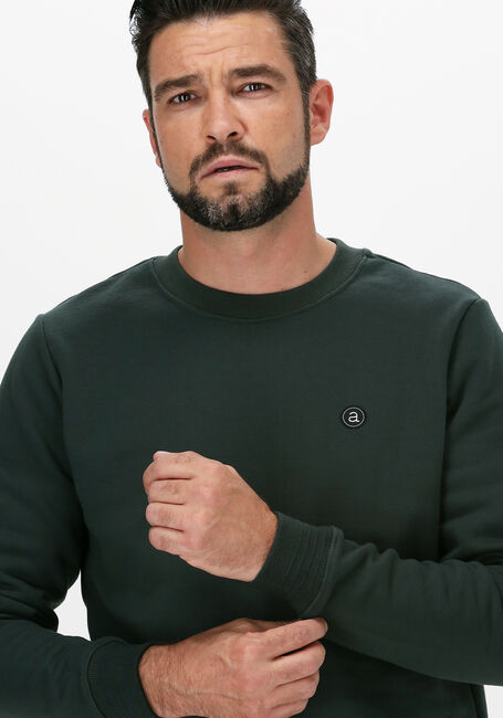 Donkergroene ANERKJENDT Sweater AKALLEN NOOS CREWNECK - large