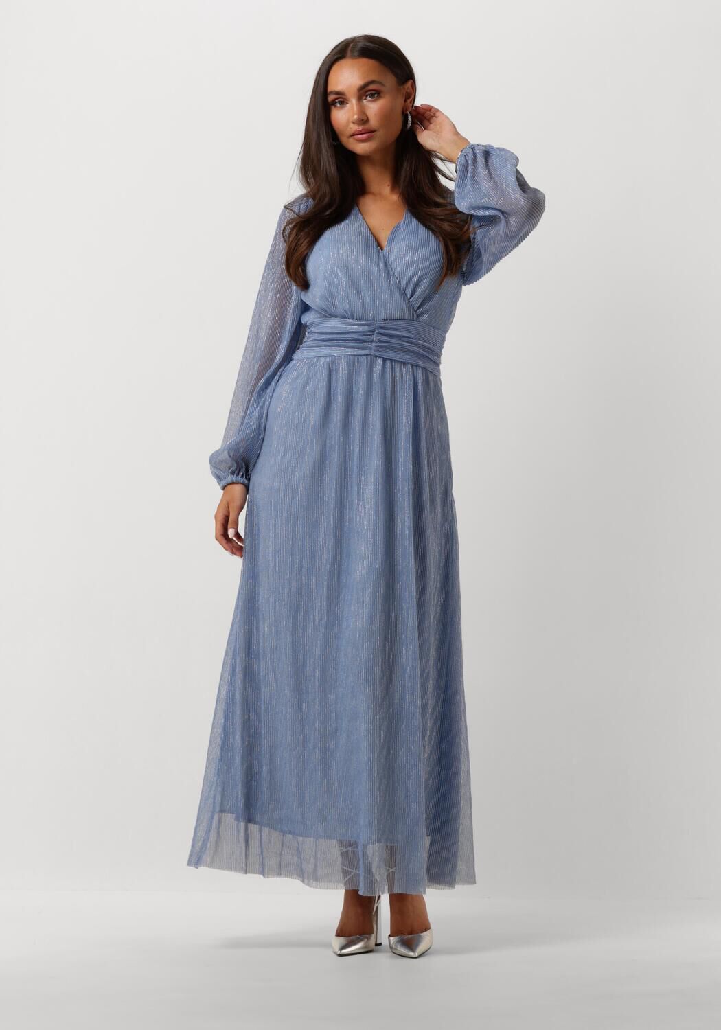 NEO NOIR Dames Jurken Nomo Glitz Dress Lichtblauw