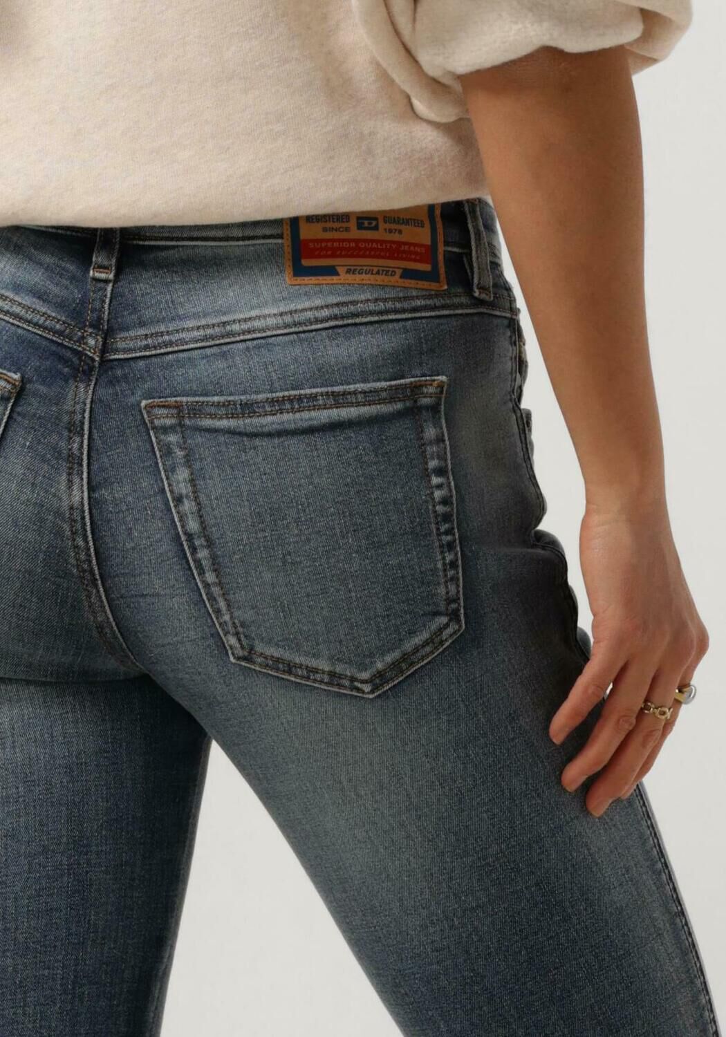 DIESEL Dames Jeans 2015 Babhila Blauw