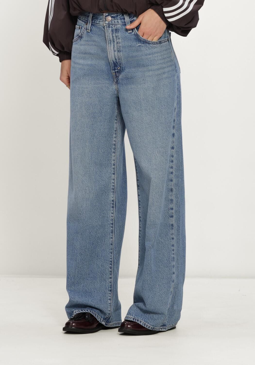 Blauwe LEVI'S Wide jeans CINCH WIDE LEG LOSING MY MIND - large