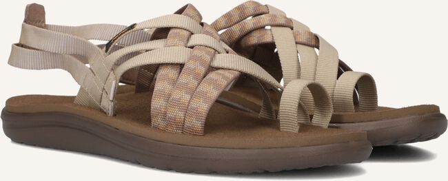 Taupe TEVA Platte sandalen W VOYA STRAPPY Taupe TEVA Platte sandalen W VOYA STRAPPY - large