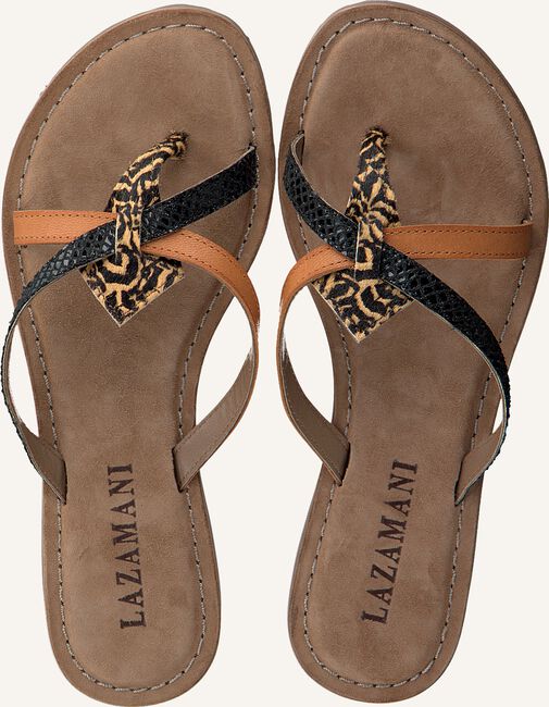 Cognac LAZAMANI Slippers 75.644 Cognac LAZAMANI Slippers 75.644 - large