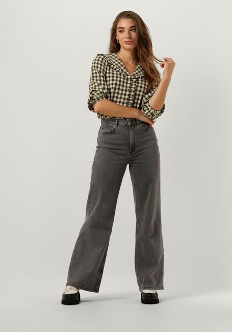 Groene SELECTED WOMEN Jack NIKITA CHECK SHIRT JACKET - large