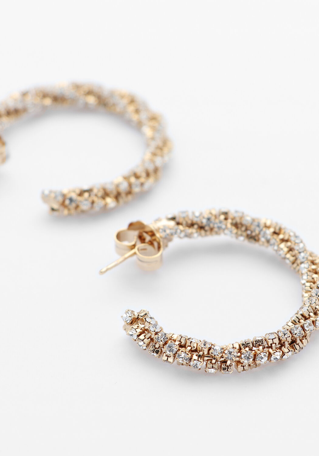 Goudkleurig LOTT. GIOIELLI Oorbellen TWISTED TENNIS CREOLE M - large