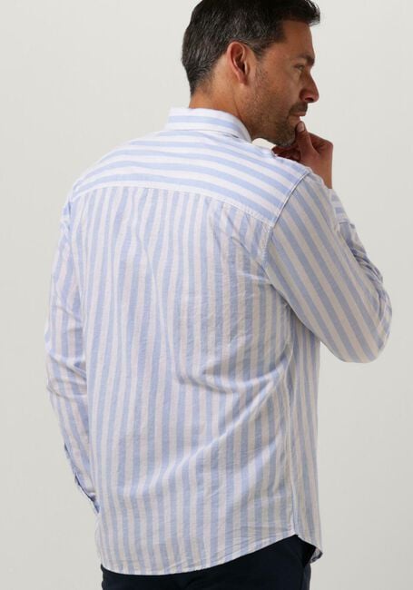 Blauwe SELECTED HOMME Klassiek overhemd SLHSLIMNEW-LINEN SHIRTS LS CLASSIC W - large