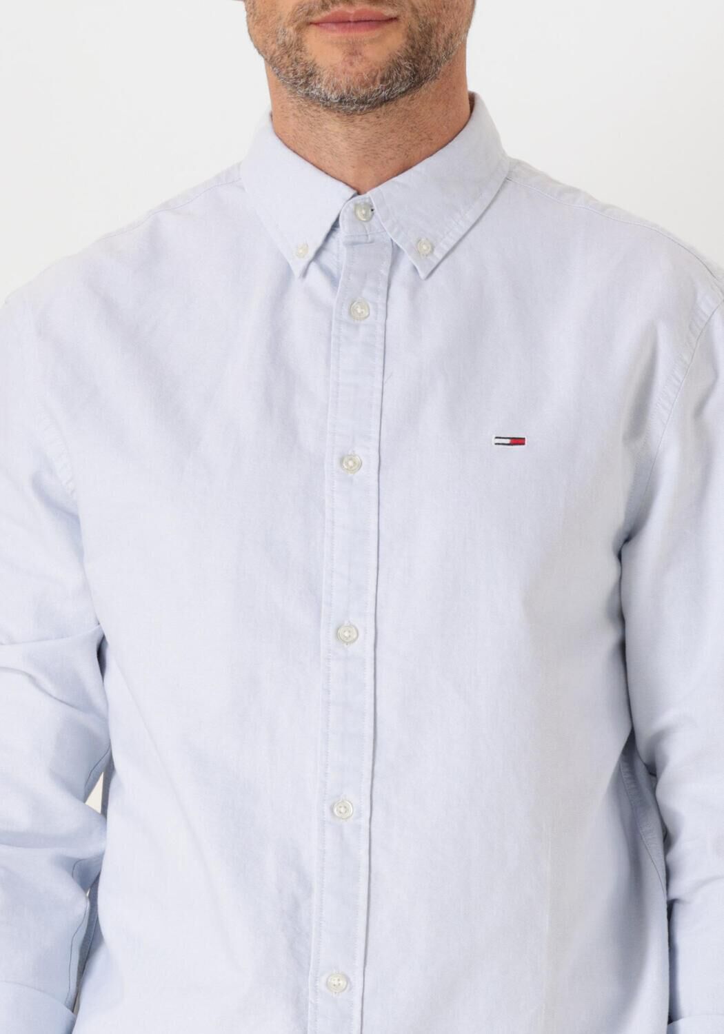 TOMMY JEANS Heren Overhemden Tjm Reg Oxford Shirt Ext Lichtblauw