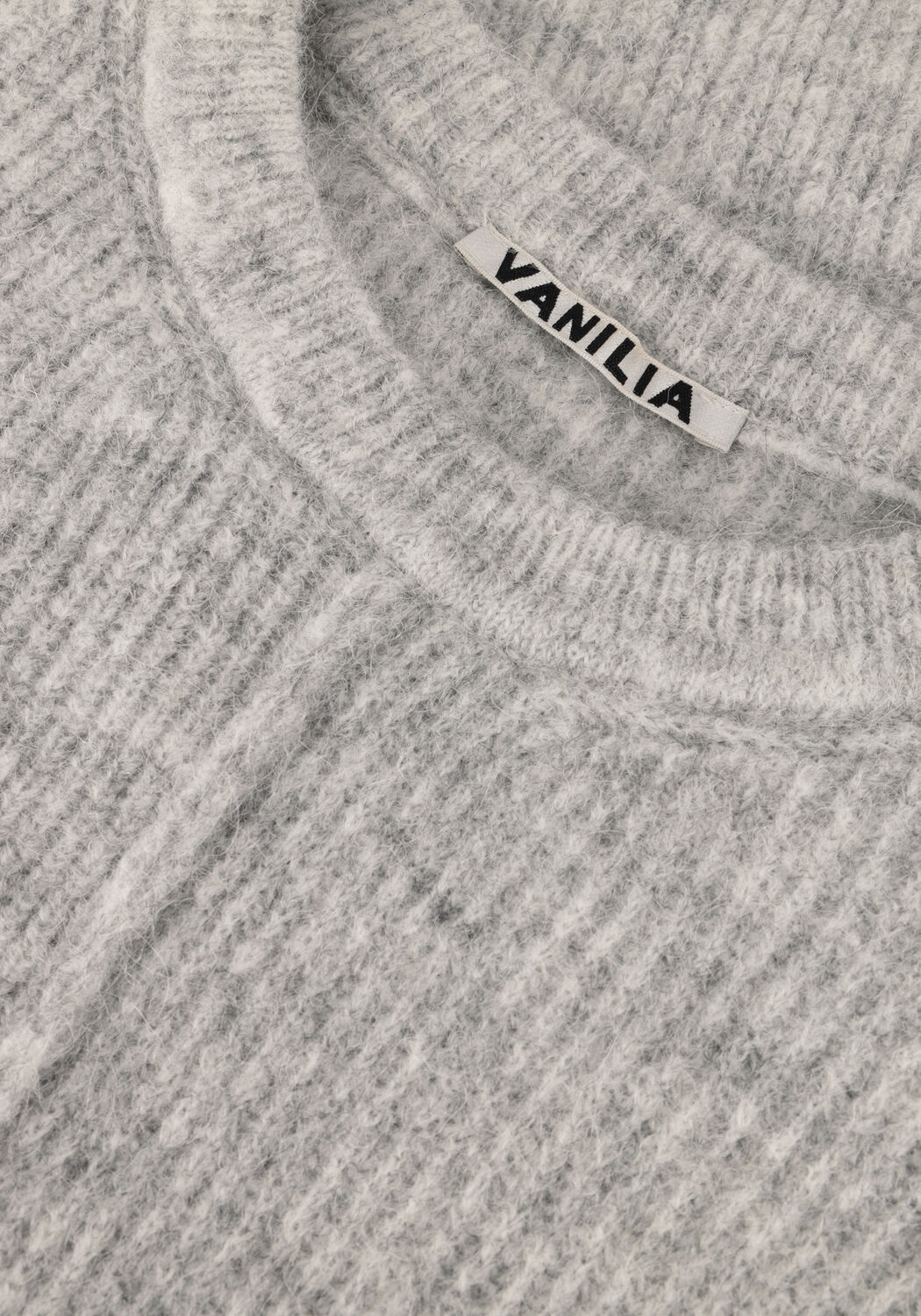 Grijze VANILIA Trui ABIGAIL STRUCTURED SWEATER - large