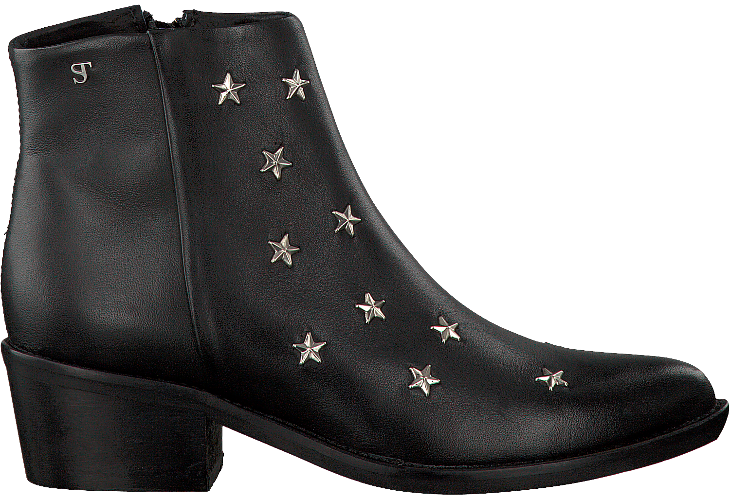 Zwarte SUPERTRASH Enkellaarsjes CHARLIE STARS | Omoda Zwarte SUPERTRASH Enkellaarsjes CHARLIE BUCKLE | Omoda