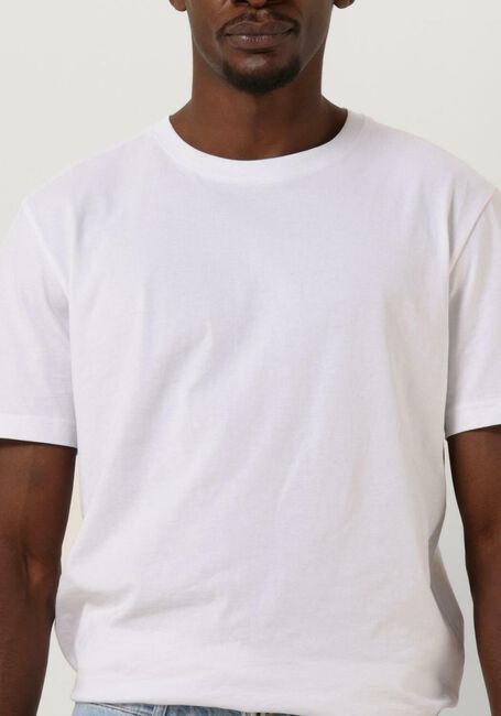Witte SELECTED HOMME T-shirt SLHNORMANI180 SS O-NECK TEE - large