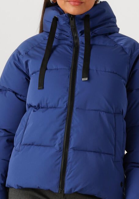 Blauwe MSCH COPENHAGEN Gewatteerde jas MSCHPAVINARIA SHORT JACKET - large