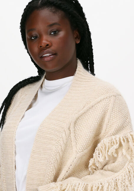 Beige SILVIAN HEACH Vest LONG CARDIGAN CLEVELAND - large