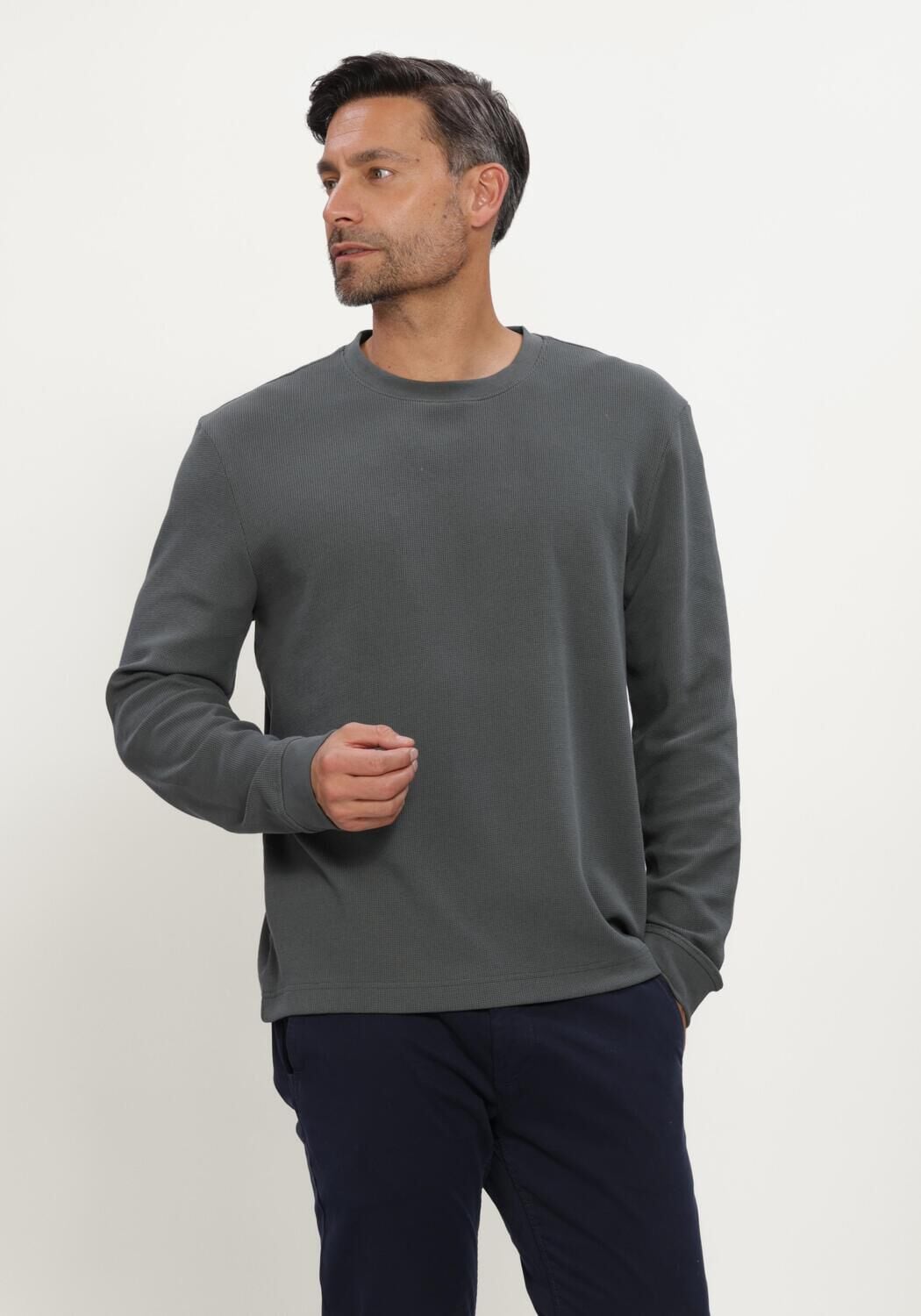 Antraciet BOSS ORANGE Trui WE TEMPEST - large